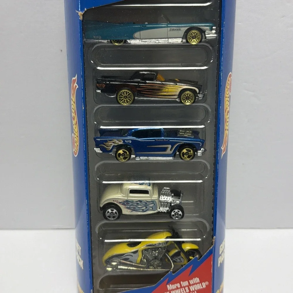 1998 HOT WHEELS 50'S CRUISERS SERIES 5-CAR‎ GIFT PACK-NIB-/-BIRD, CHEVY  #21076